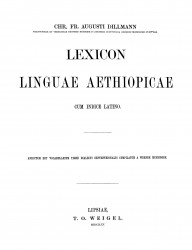 Lexicon linguae aethiopicae cum indice latino
