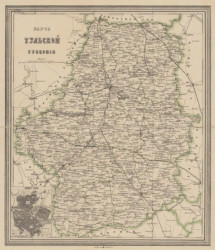 Карта Тульской губернии. Вариант 1