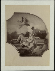 Venezia. Scuola dei Carmini. L’Umiltà e la Mansuetudine, dettaglio del Soffitto (G.B. Tiepolo)