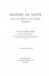 A history of Egypt. Volume 3. From the 19th to the 30th dynasties