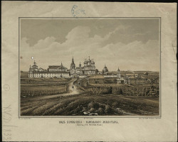 Вид Корнилиева-Комельского монастыря